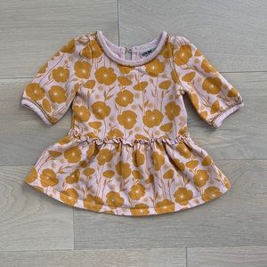 Oshkosh B’gosh - Genuine Kids, 12m girls, pink and gold floral blouse